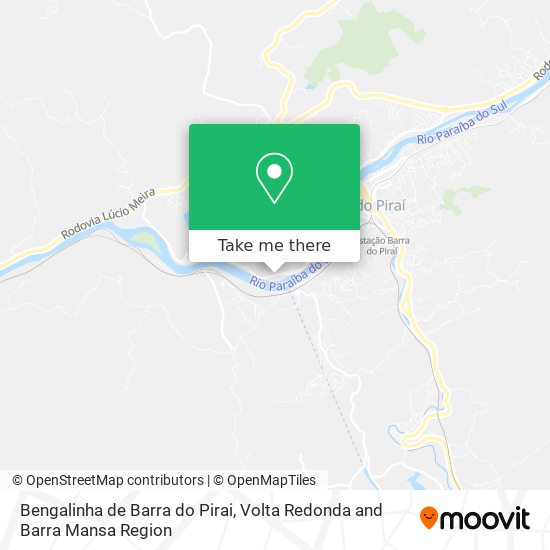Bengalinha de Barra do Pirai map
