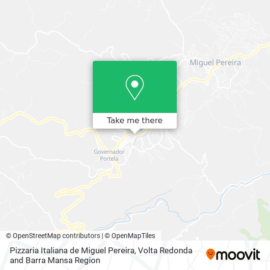 Pizzaria Italiana de Miguel Pereira map