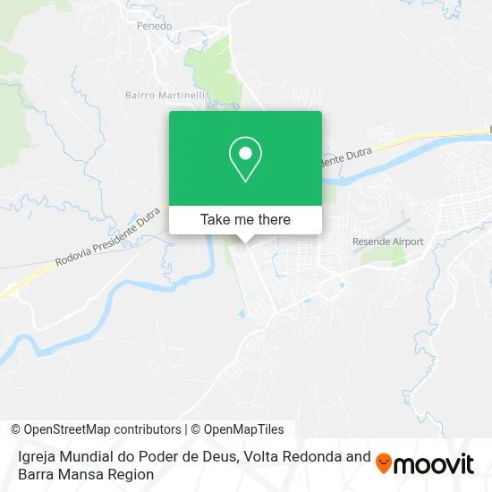 Igreja Mundial do Poder de Deus map