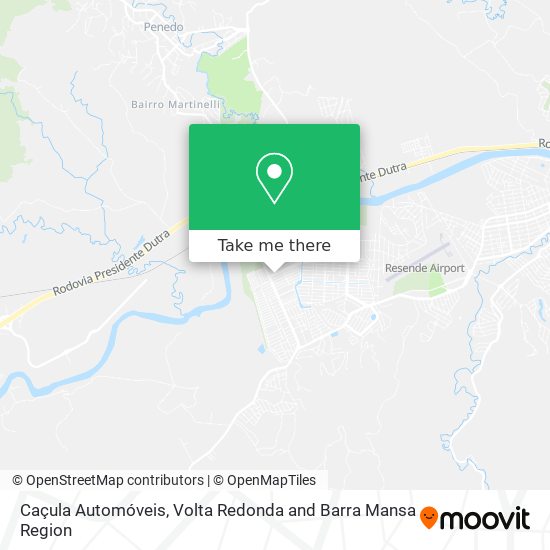 Caçula Automóveis map