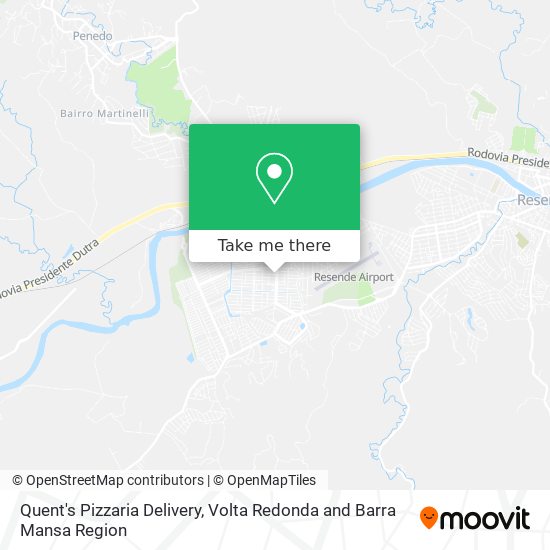 Quent's Pizzaria Delivery map