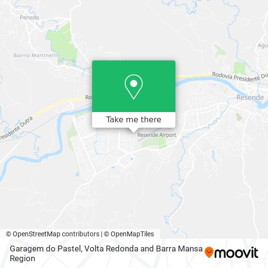 Mapa Garagem do Pastel