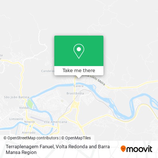 Terraplenagem Fanuel map
