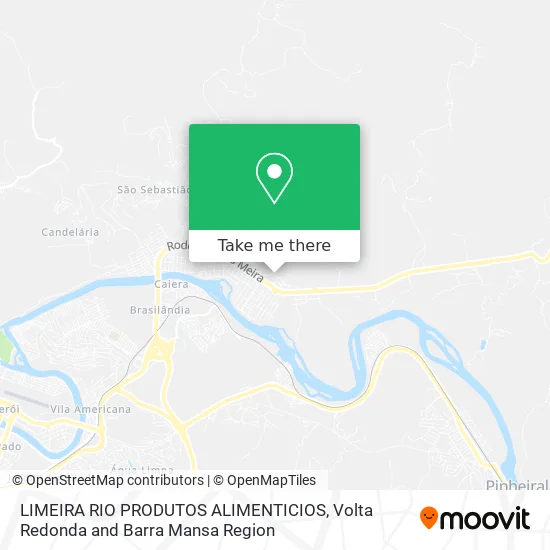 LIMEIRA RIO PRODUTOS ALIMENTICIOS map