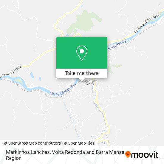 Markinhos Lanches map