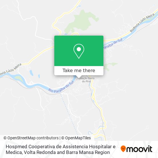 Hospmed Cooperativa de Assistencia Hospitalar e Medica map
