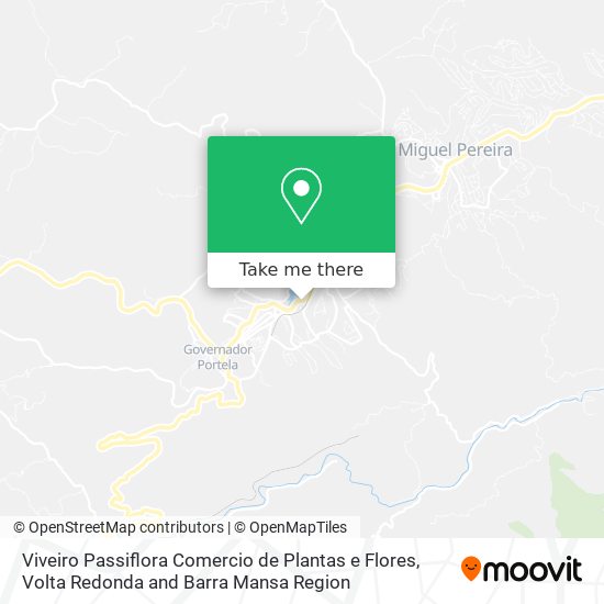 Viveiro Passiflora Comercio de Plantas e Flores map