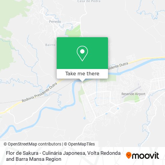 Flor de Sakura - Culinária Japonesa map