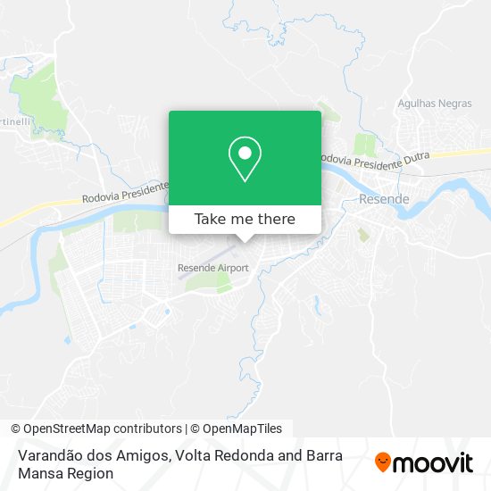 Varandão dos Amigos map