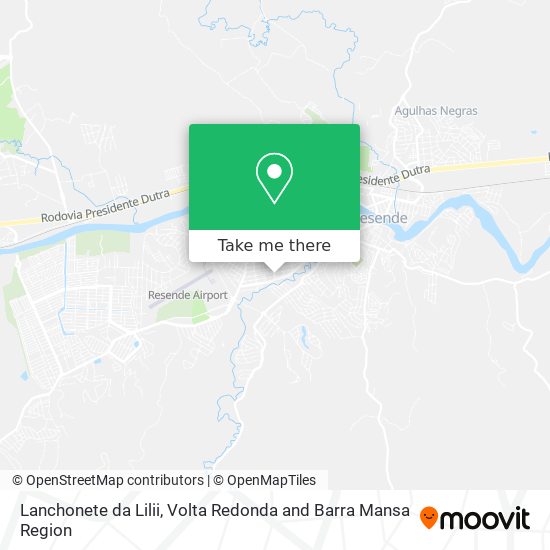 Lanchonete da Lilii map