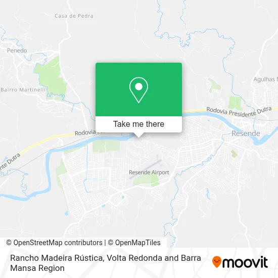 Rancho Madeira Rústica map