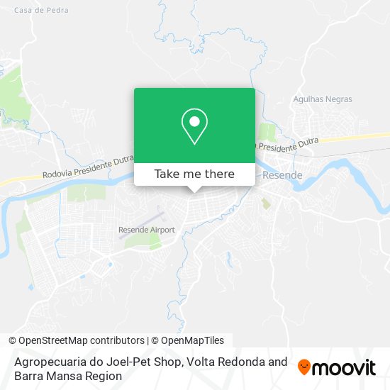 Agropecuaria do Joel-Pet Shop map