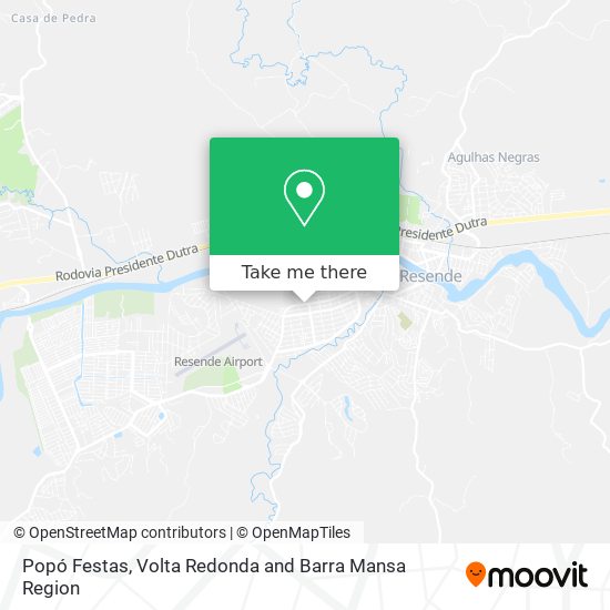Popó Festas map