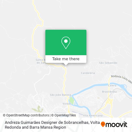 Andreza Guimarães Designer de Sobrancelhas map