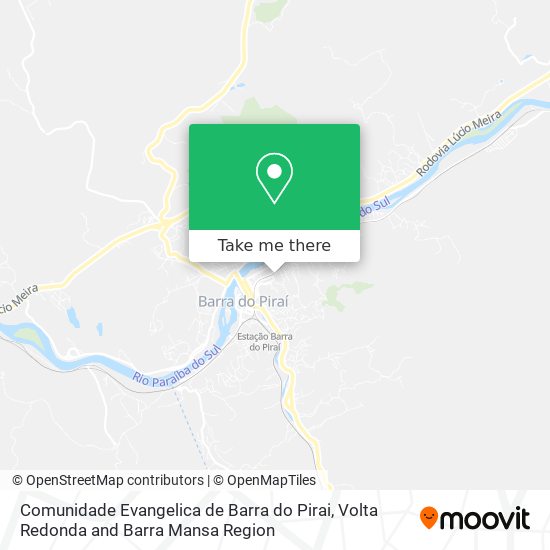 Comunidade Evangelica de Barra do Pirai map