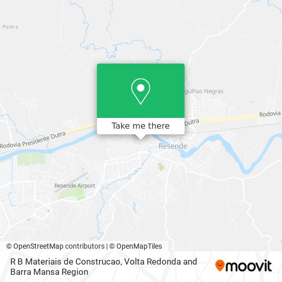 R B Materiais de Construcao map