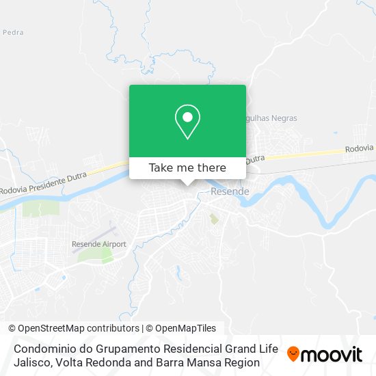 Condominio do Grupamento Residencial Grand Life Jalisco map