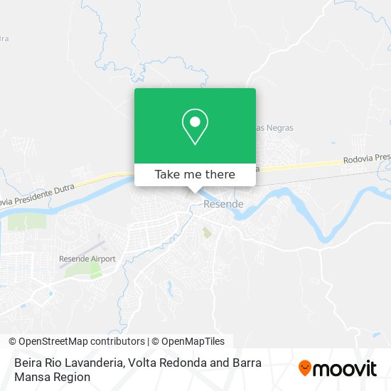 Beira Rio Lavanderia map