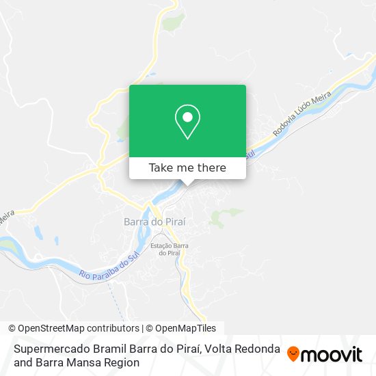 Supermercado Bramil Barra do Piraí map