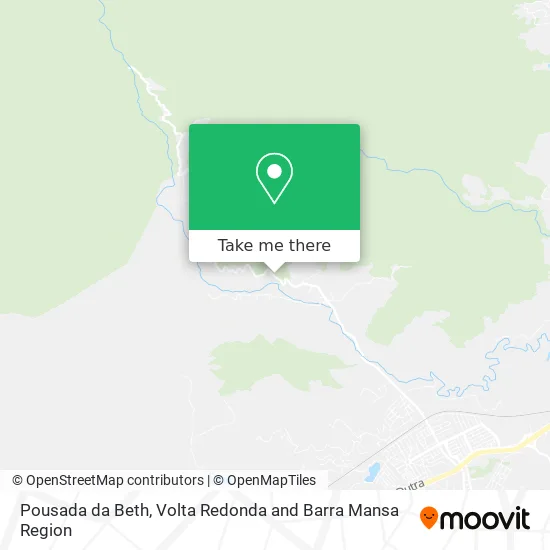 Pousada da Beth map