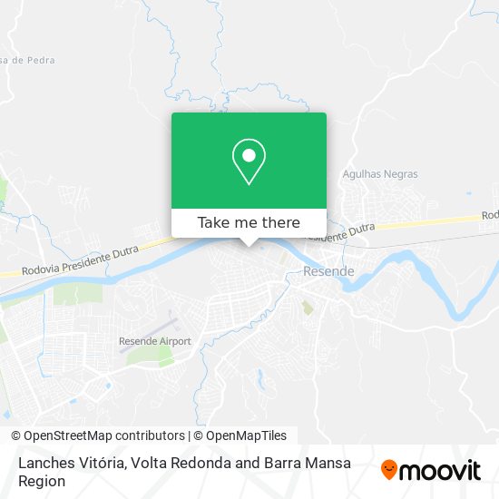 Lanches Vitória map