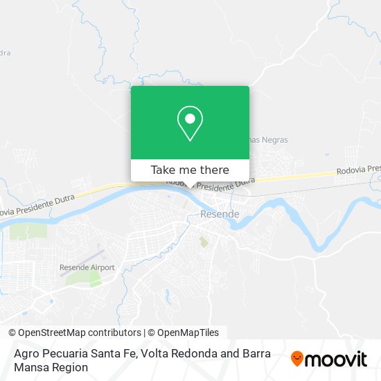 Agro Pecuaria Santa Fe map