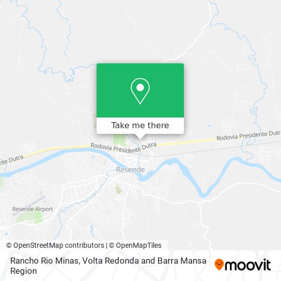 Rancho Rio Minas map