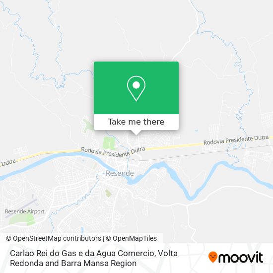 Mapa Carlao Rei do Gas e da Agua Comercio