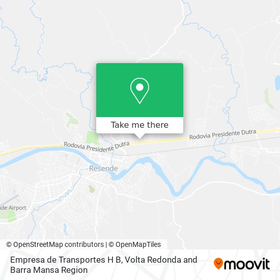 Empresa de Transportes H B map