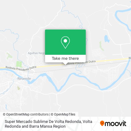 Super Mercado Sublime De Volta Redonda map