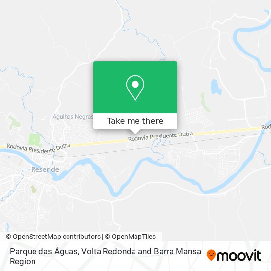 Parque das Águas map