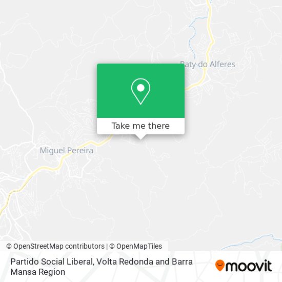 Partido Social Liberal map