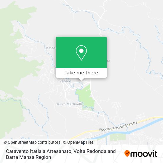 Catavento Itatiaia Artesanato map