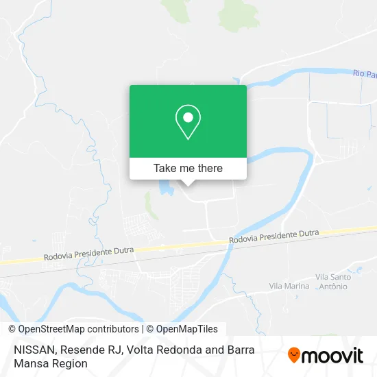 NISSAN, Resende RJ map