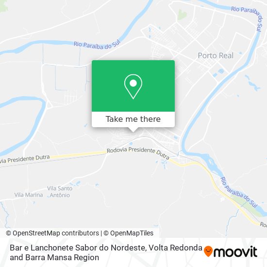 Bar e Lanchonete Sabor do Nordeste map