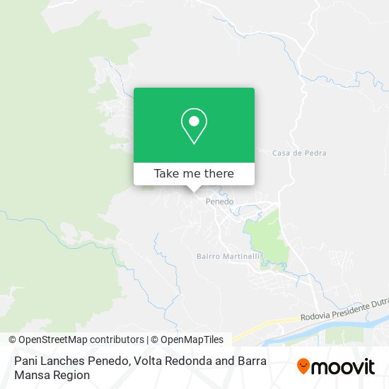 Pani Lanches Penedo map