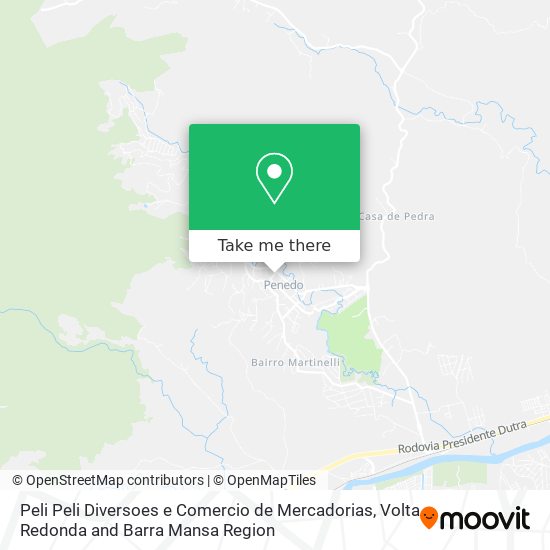 Peli Peli Diversoes e Comercio de Mercadorias map