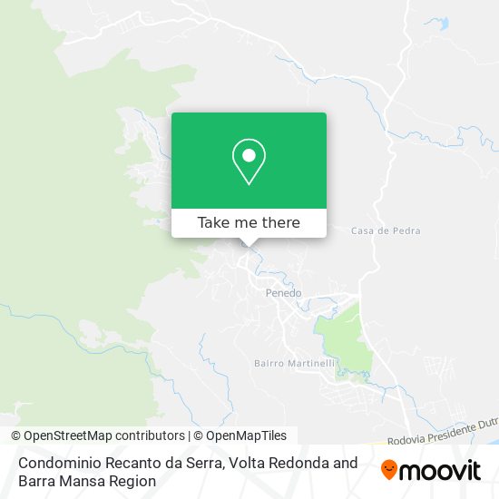 Condominio Recanto da Serra map