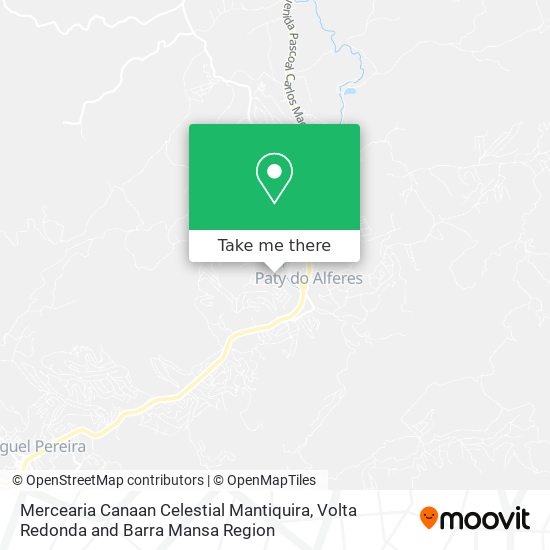 Mercearia Canaan Celestial Mantiquira map