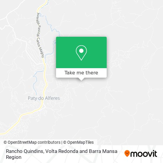 Rancho Quindins map
