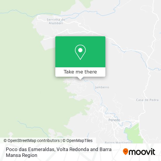 Poco das Esmeraldas map