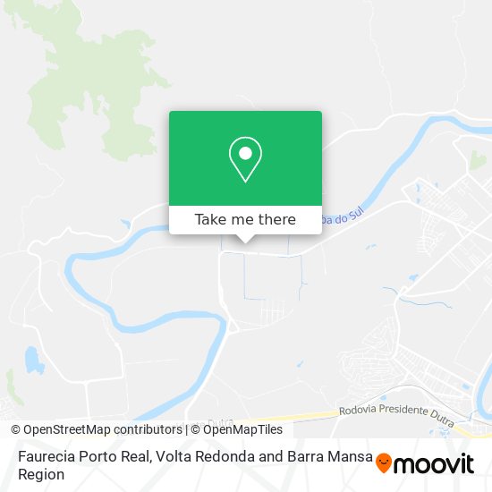 Faurecia Porto Real map