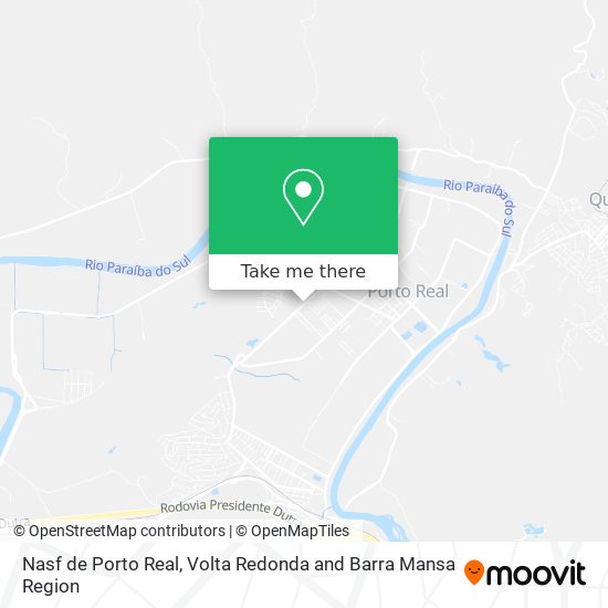 Nasf de Porto Real map