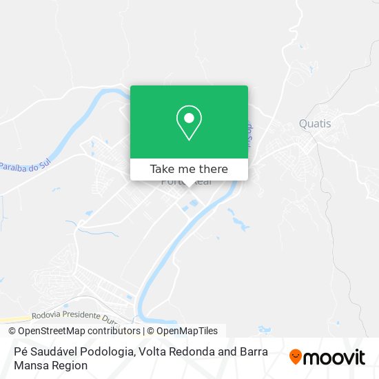 Pé Saudável Podologia map