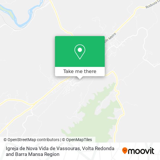 Igreja de Nova Vida de Vassouras map