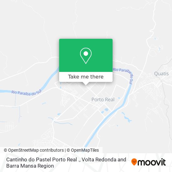 Cantinho do Pastel Porto Real . map