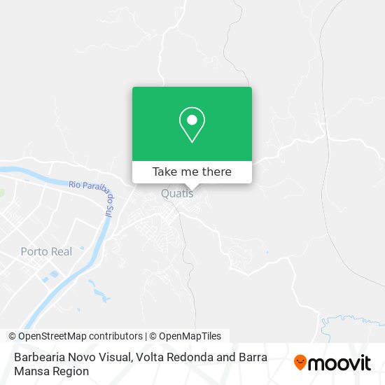 Barbearia Novo Visual map