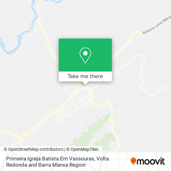 Primeira Igreja Batista Em Vassouras map