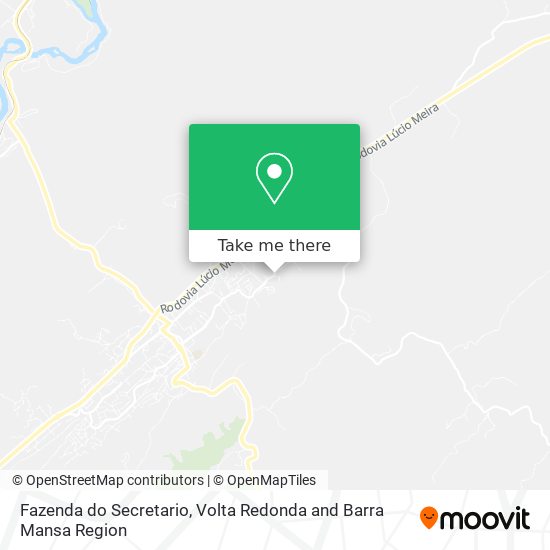 Fazenda do Secretario map