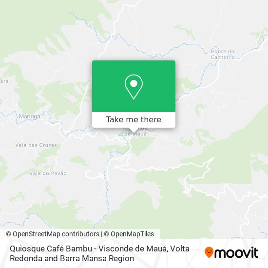 Quiosque Café Bambu - Visconde de Mauá map